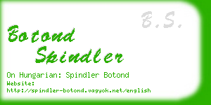 botond spindler business card